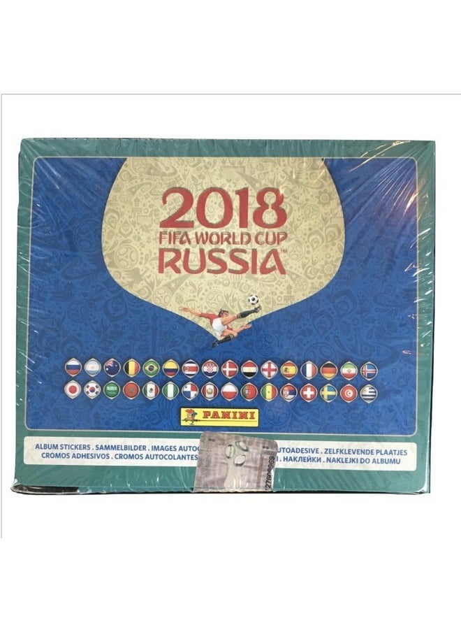 Panini - Russia 2018 World Cup Sticker Box International Version 104 Packets - Image 1