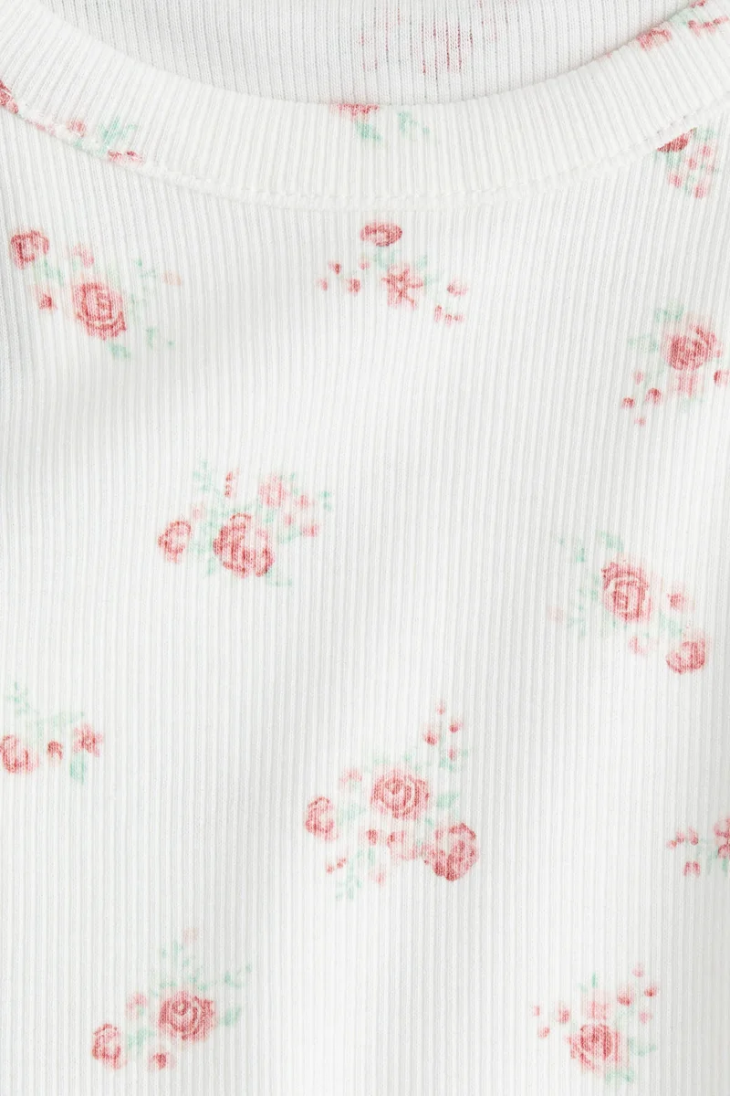 H&M Ribbed cotton dress