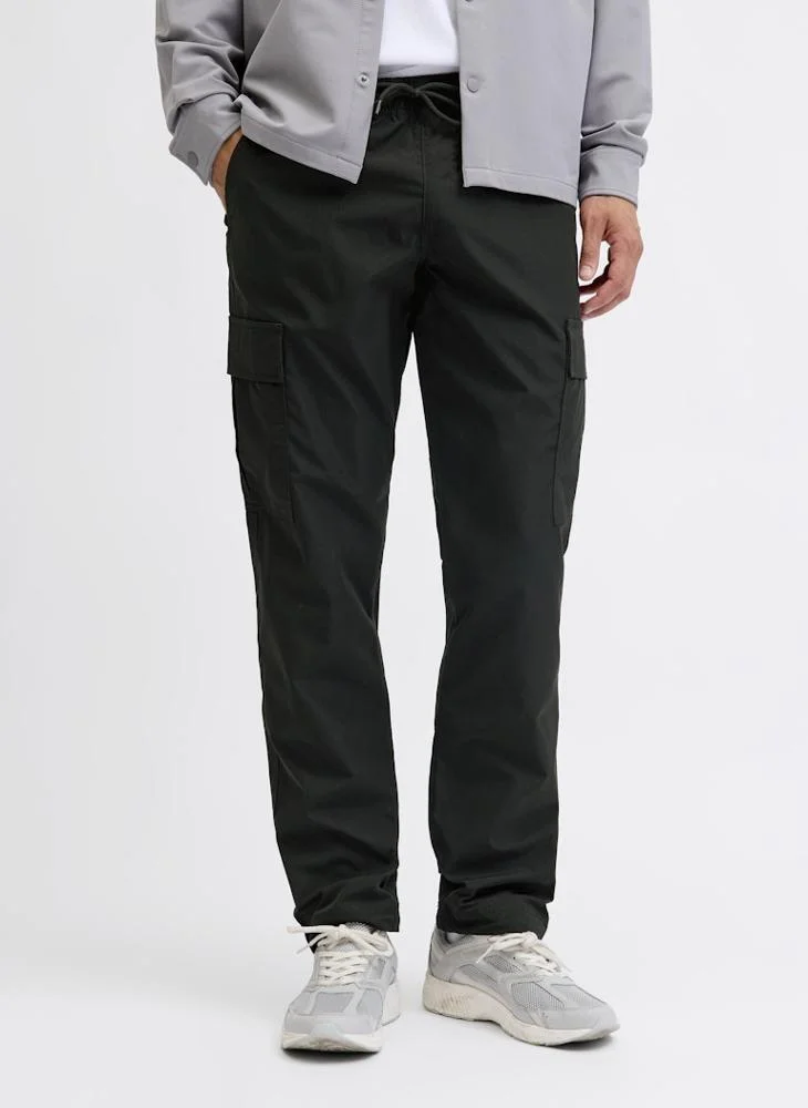 JACK & JONES Drawstring Straight Fit Cargo Pants