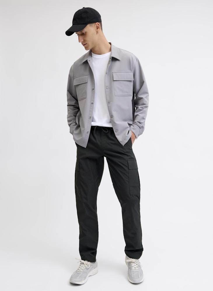 JACK & JONES Drawstring Straight Fit Cargo Pants - Image 4