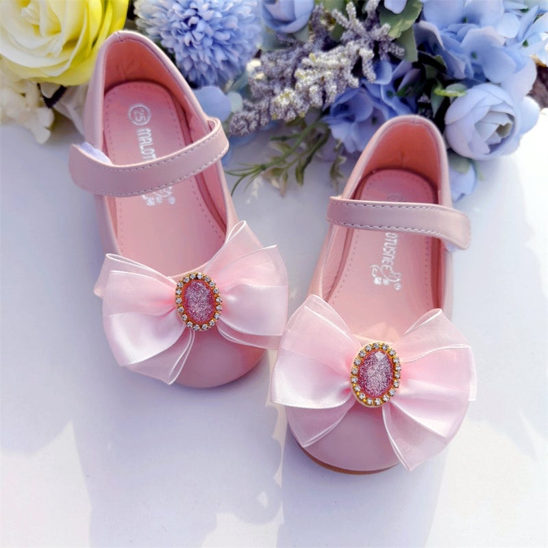 2022 New Princess Shoes Bow Girls Shoes Dress Shoes Girl Shoes Girl Shoes Girl Shoes - Image 1