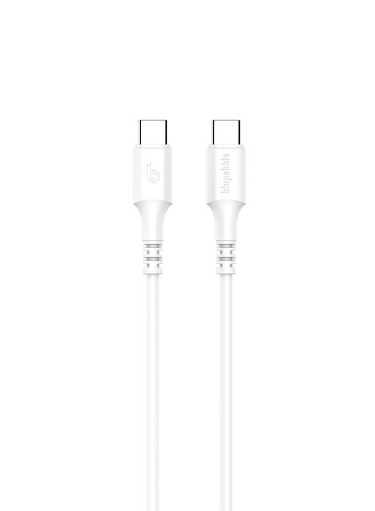 blupebble PowerFlow 60W USB-C to USB-C Fast Charging Cable | PD 3.0 Type-C Cable for iPhone 16, MacBook Air, iPad Pro, Samsung & Android | Braided, Durable | 1.2M & 2M Length Options  - Image 2