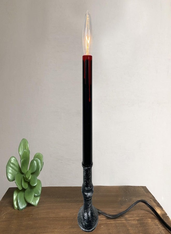 Brite Star Blood Drip Halloween Candle, Black - Image 2