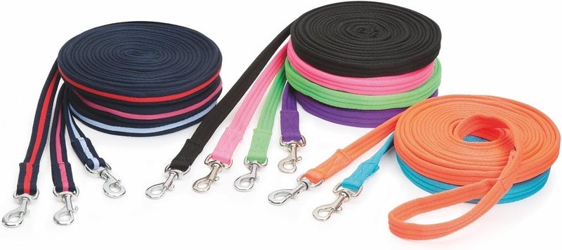 Shires Wessex Soft Feel Lunge Line 8m: Purple - Image 1