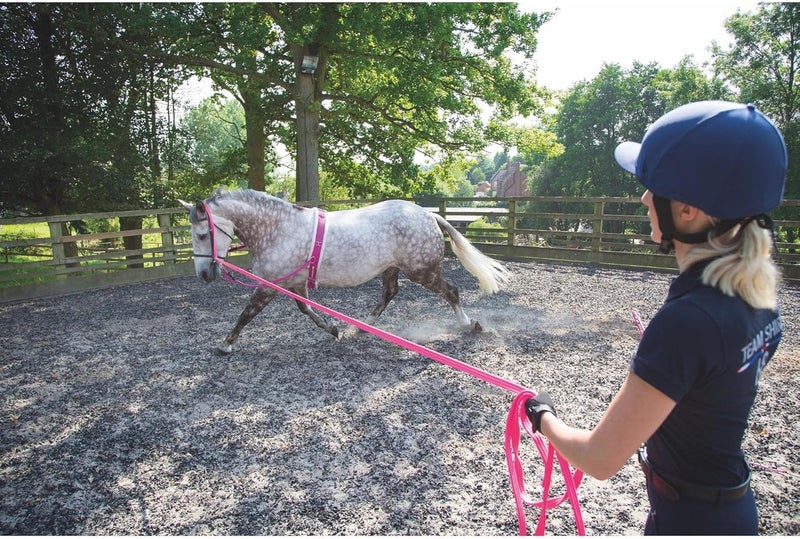 Shires Wessex Soft Feel Lunge Line 8m: Purple - Image 2