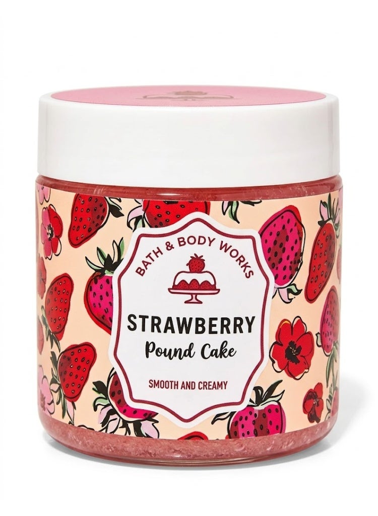 Bath & Body Works Strawberry Pound Cake Ultimate Hydration Body Cream – Deep Moisture Repair & Long-Lasting Scent (226g) - Image 1