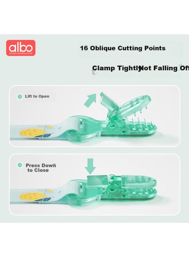 Albo Baby Teether Chain, Anti-drop Pacifier Chain, Baby Teething Stick Toy With Strap, Anti-lost Clip, 2 Pieces - Image 2