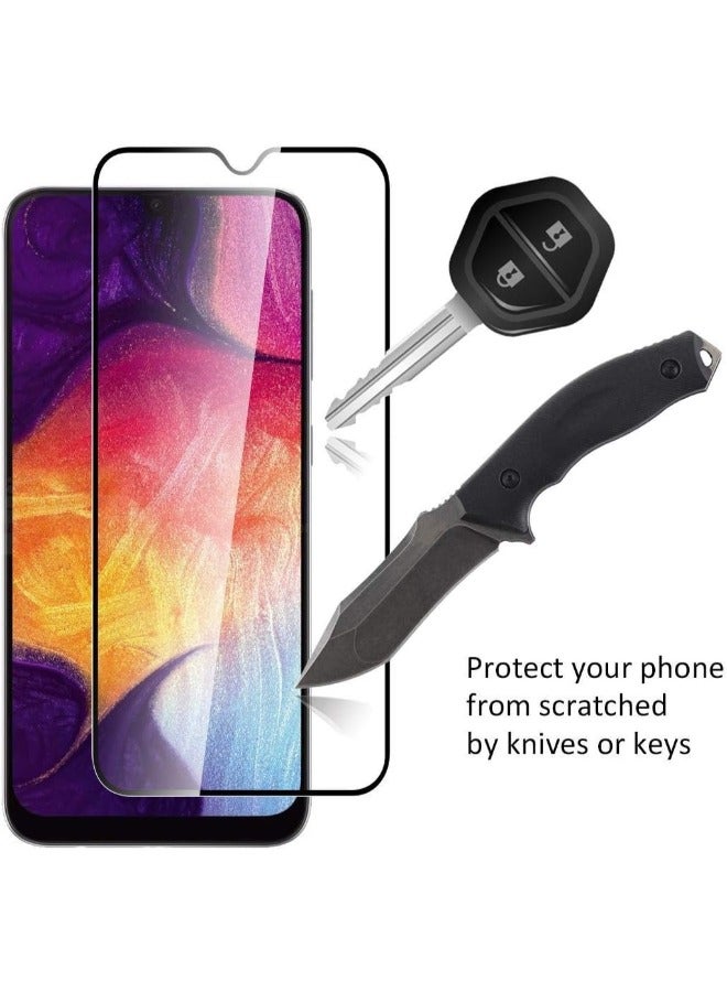 Protective sticker for Samsung Galaxy A30s, clear tempered glass screen protector, 2 pieces - Image 4