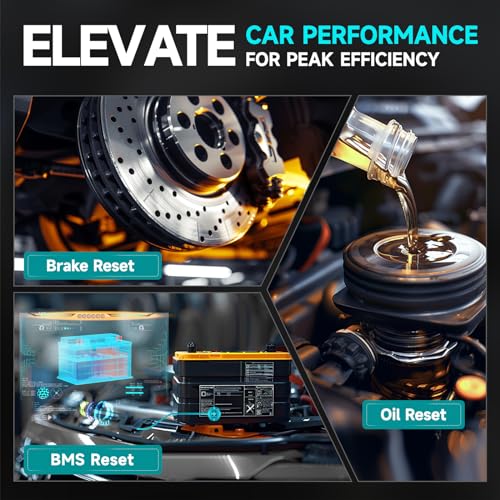 DND Bluetooth OBD2 Scanner - All System Diagnostic Tool for iOS & Android, Code Reader for Cars, Free Updated Vehicle Scan Tool, Bidirectional Diagnsotic Scanner with Oil Reset, Battery Registration - Image 3