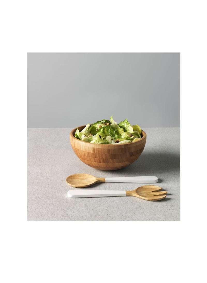 وعاء التقديم خيزران 28 سم - Image 2