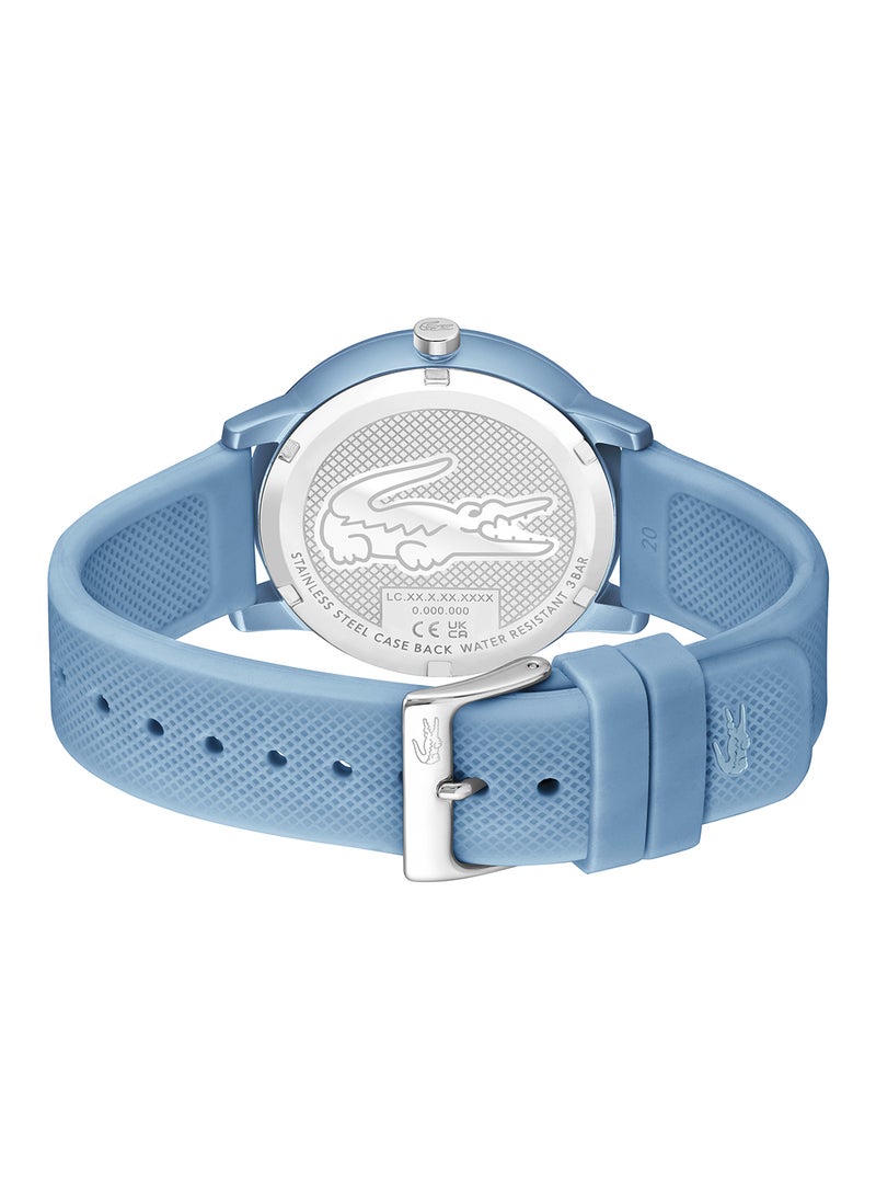 Round Analog Men's Blue Case Wrist Watch - 2011282