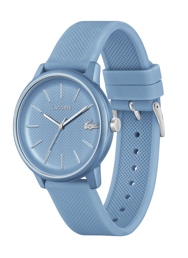 Round Analog Men's Blue Case Wrist Watch - 2011282