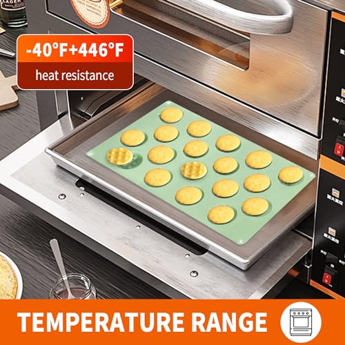 QELEG 2pcs Silicone Wax Melt Molds, 18 Cavities Mini Eggo Waffle Mold for Cookie, Chocolate, Candy and Gummy Mold - Image 4