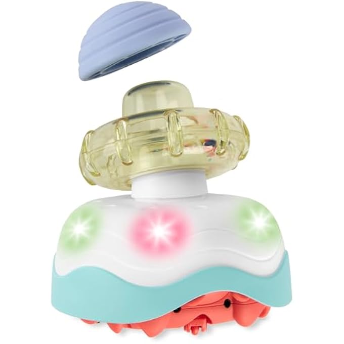 STACK & CRAWL 4-IN-1 CRAB - INTERACTIVE STACKING TOY WITH LIGHTS AND SOUNDS FOR BABIES - Image 4