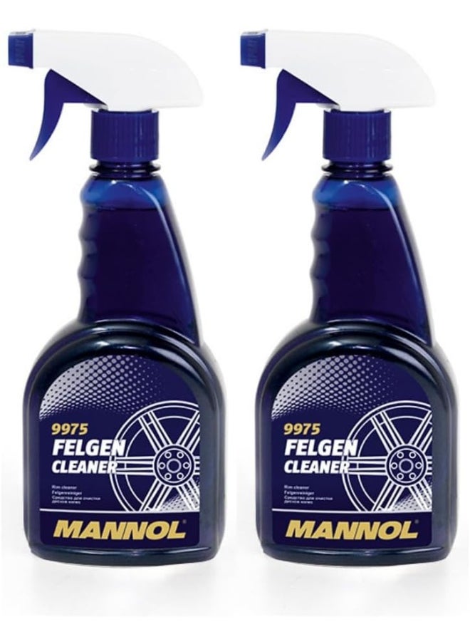 HTE Mannol Germany 2 Pack 9975 - Car Rims Cleaner Spray - 500 Ml  - Image 1