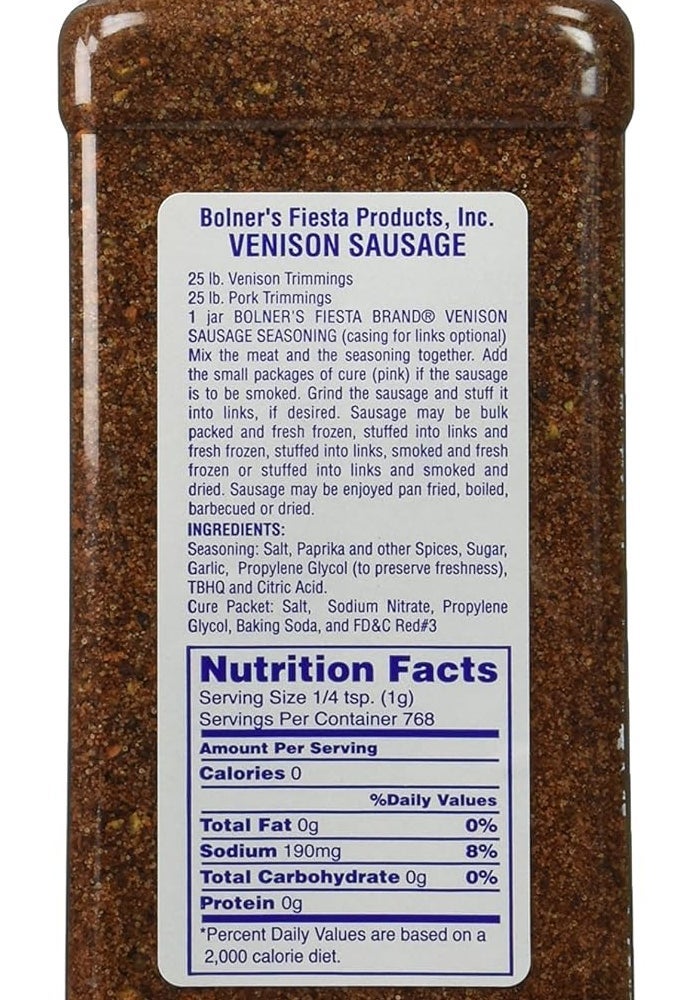 FIESTA Bolner's Fiesta Venison Sausage Seasoning - 24 Oz - Image 4