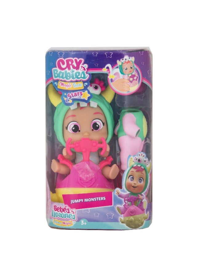 CRY BABIES دمى كراي بيبيز ماجيك تيرز ستارز جامبي مونسترز - زيبي | شخصية دمية قابلة للجمع | تبكي دموع حقيقية | هدية للأطفال - Image 2
