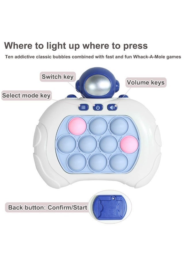 TOY GARDEN Quick Push Electronic Pop Light Up Puzzle Game for Kids - Decompression Sensory Pop Bubble Toy, Push Button Fidget Game for Boys & Girls, Stress Relief Birthday Gift - Image 2