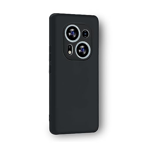 Plus Protection Matte Finished Back Cover Case for Tecno Phantom X2 Pro 5G | Rubberized TPU | Slim Thin Soft Matte Flexible Matte Touch Shockproof - Matte Black - Image 2