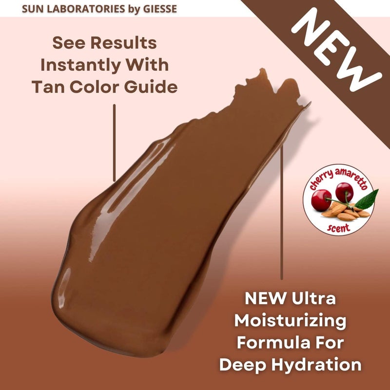 Sun Laboratories By Giesee Dark Sunsation Sunless Tanning Lotion 4 oz - Fragrance-Free, Non-Toxic, Organic Tanning Lotion, Dark Self Tanner, Natural Self Tanning Lotion for Face and Body - Image 3