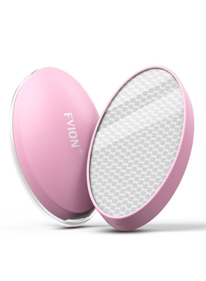 FVION Painless Crystal Hair Remover, Fine Grit Nano Hair Eraser, Glass Body Hair Shaver for Smooth Skin, Effortless Hair Removal Tool (Pink) - Image 1