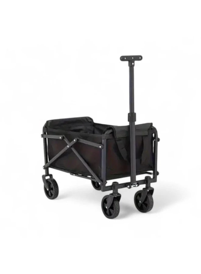 ZEESQUARE Premium Folding Wagon Cart Heavy Duty | Large Capacity Collapsible Utility Wagon with Strong Steel Frame & Waterproof Oxford Fabric | Portable Outdoor Garden Cart Trolley for Camping, Beach, Picnic, Travel & Storage - Image 5