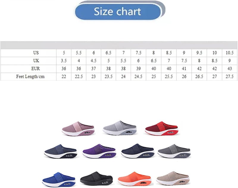 cheekyglo Womens Orthopedic Shoes, Diabetic Shoes for Women, Diabetic Walking Air Cushion Orthopedic Slip-On Shoes, Best Walking Shoes for Women - Image 3