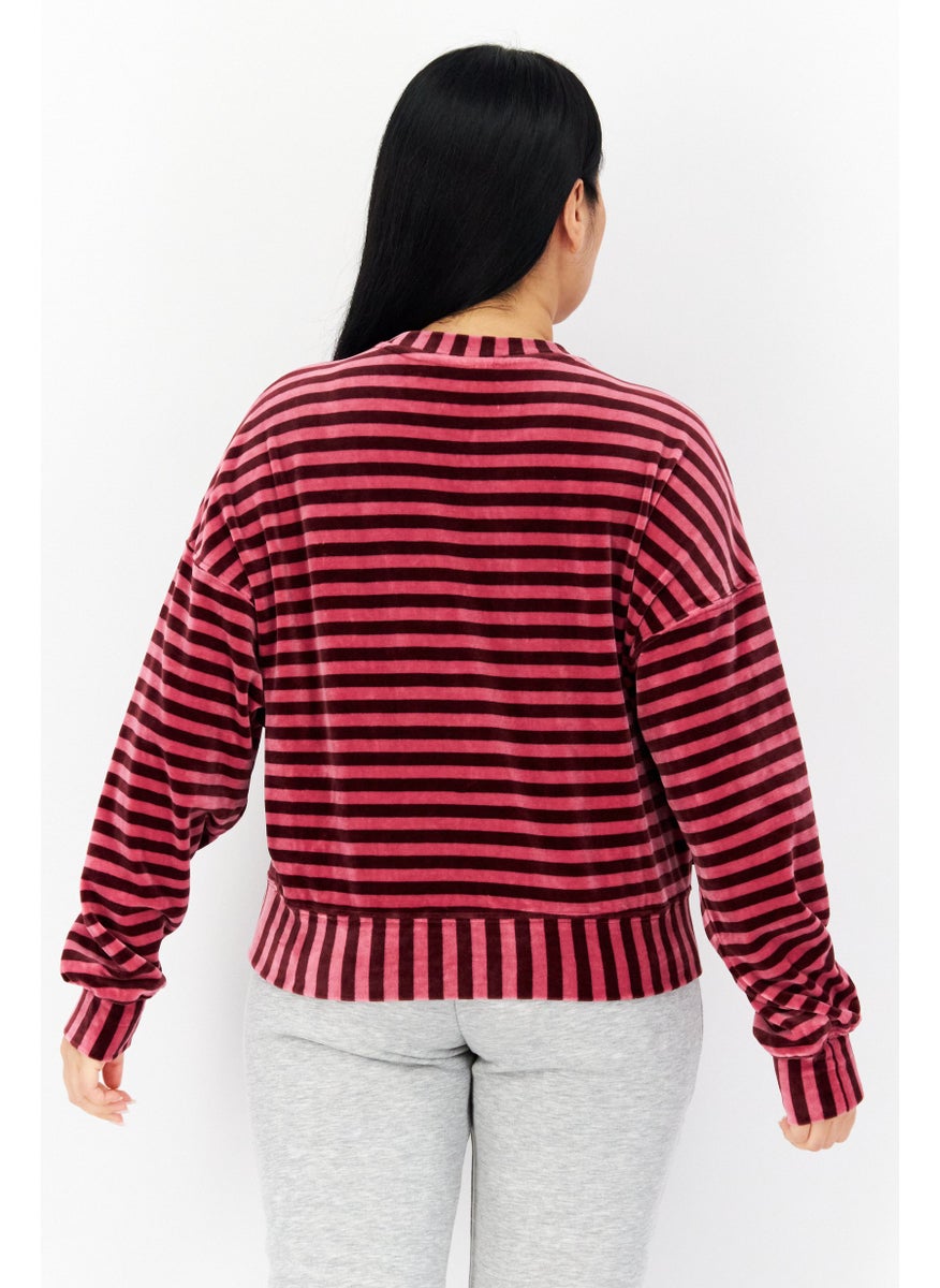 PUMA Women Oversized Long Sleeve Outdoor Sweatshirt, Pink  - Image 3