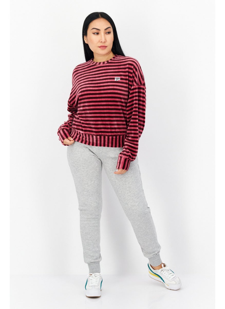 PUMA Women Oversized Long Sleeve Outdoor Sweatshirt, Pink  - Image 2