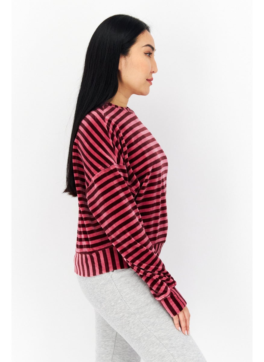 PUMA Women Oversized Long Sleeve Outdoor Sweatshirt, Pink  - Image 4