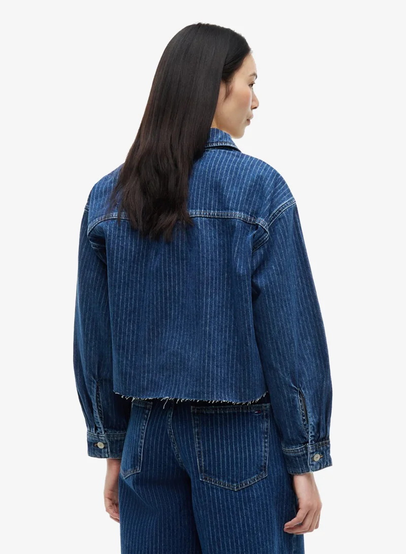 Tommy Jeans Stripe Relaxed Denim Shirt