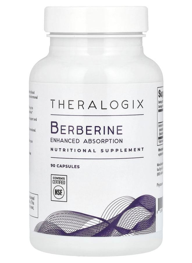 Theralogix - Berberine Enhanced Absorption 90 Capsules - Image 1