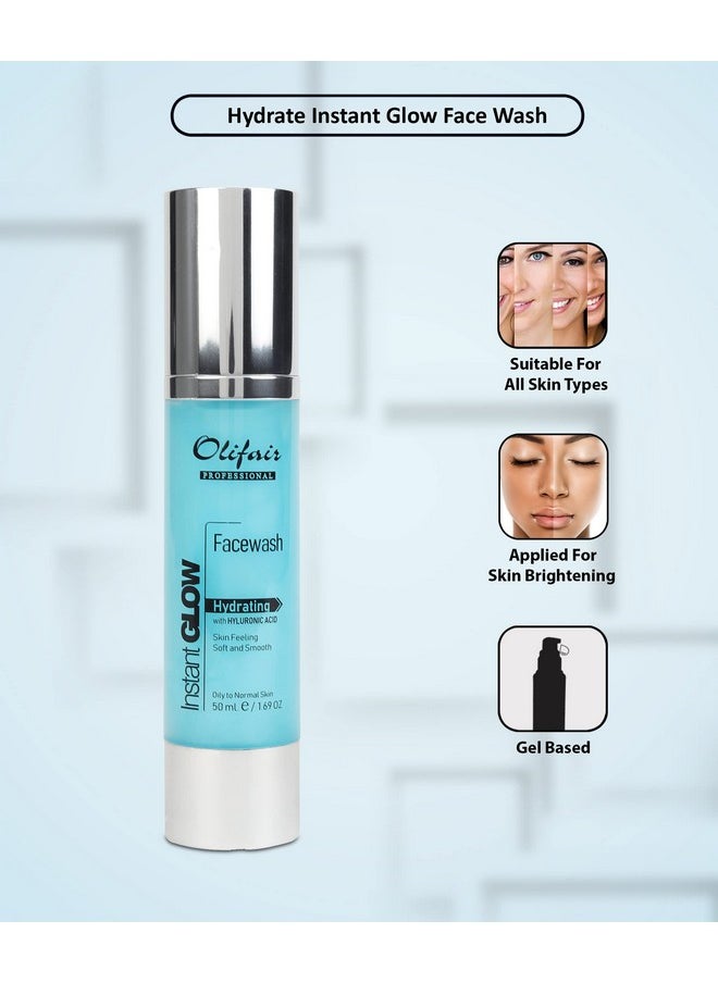 Olifair - Skin Hydrating Face Wash With Hyaluronic Acid , 50 Ml(Pack Of 1) - Image 1