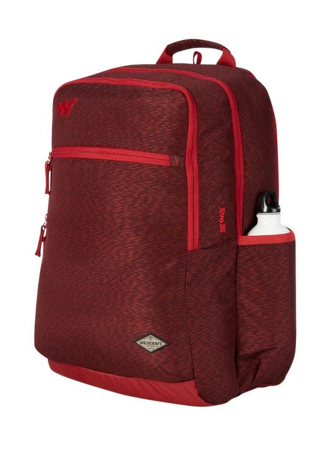 Wildcraft Evo 35L 3 Compartment Backpack with Rain Cover (12960) (Burgundy) - Image 3