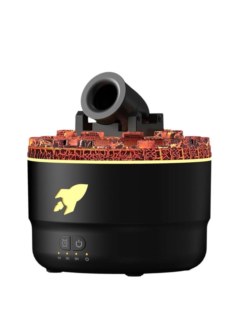 General - Turret-shaped essential oil diffuser humidifier, 6.8 fl oz aromatherapy diffuser, auto shut-off and timer, 3 timers, 7 color essential oil diffusers - Image 1