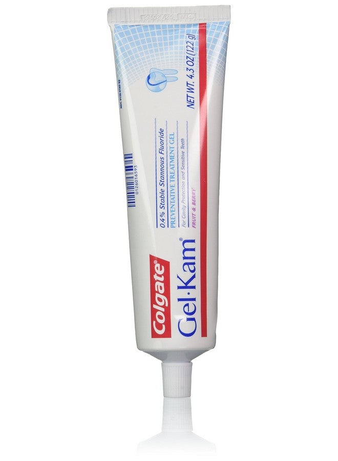 كولجيت جل العلاج الوقائي بالفلورايد من جلكام، نكهة الفاكهة والتوت، 4.3 أونصة.