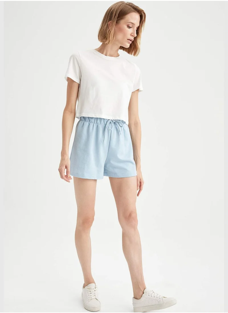 DeFacto Relax Fit Tie Waist Mini Short