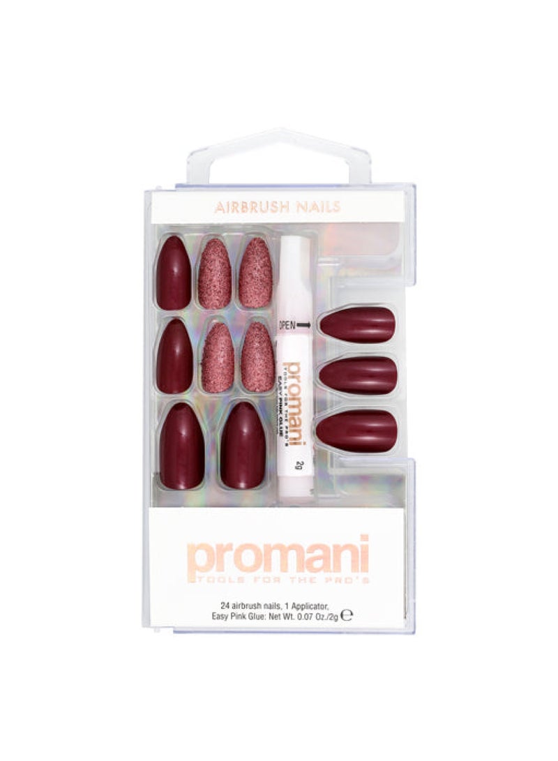 Promani Airbrush Nail Kit Bordeux 5660