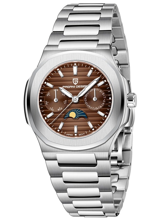 PAGANI DESIGN Luxury Ladies/Women's Quartz Watches, Multi-Function Chronograph, Luminous, Waterproof, Stainless Steel Strap, Imported Machinery, PD1786  - Image 1