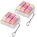 Sumgsn 2 Pcs Keyboard Fidget Toy Keyboard Fidget Clicker for Adults Relieve Stress and Anxiety Decompression Keyboard Fidget Keychain - Image 2