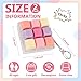 Sumgsn 2 Pcs Keyboard Fidget Toy Keyboard Fidget Clicker for Adults Relieve Stress and Anxiety Decompression Keyboard Fidget Keychain - Image 4
