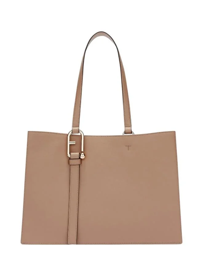 فورلا حقيبة توت Nuvola لون Greige مقاس كبير