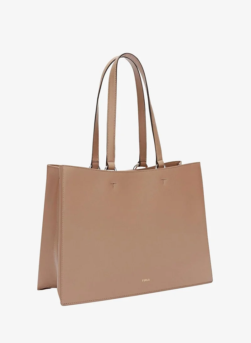Furla Nuvola Greige Tote Bag - Large