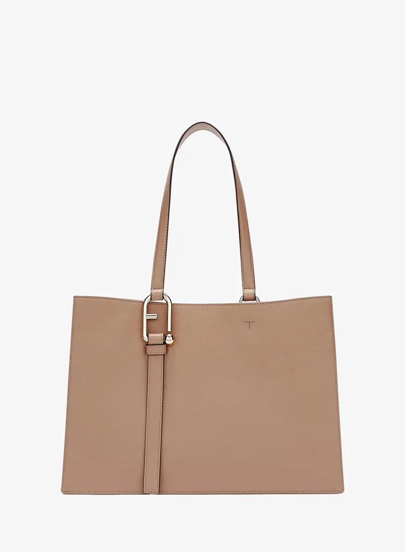 Furla Nuvola Greige Tote Bag - Large