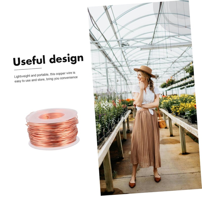 سلك نحاسي نقي 40 مترًا متين لدعم النباتات في زراعة الكهرباء والحرف اليدوية - Image 5
