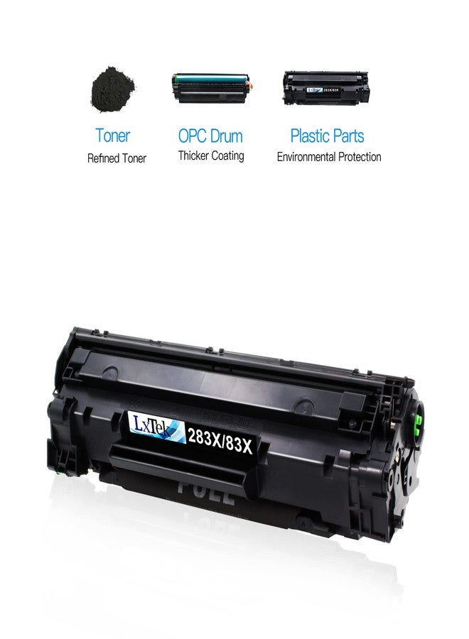 LxTek Compatible 83X Toner Cartridge Replacement for HP 83X CF283X Toner - Image 4