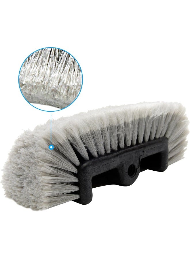 CARCAREZ 12" Car Wash Brush with Soft Bristle for Auto RV Truck Boat Camper Exterior Washing Cleaning, Grey - Image 4