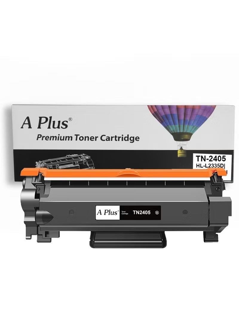 A Plus TN 2405 Compatible Black Toner Cartridge for Brother HL-L2335D, HL-L2375DW, DCP-L2550DW, MFC-L2715DW, MFC-L2750DW – 1200 Pages - Image 1
