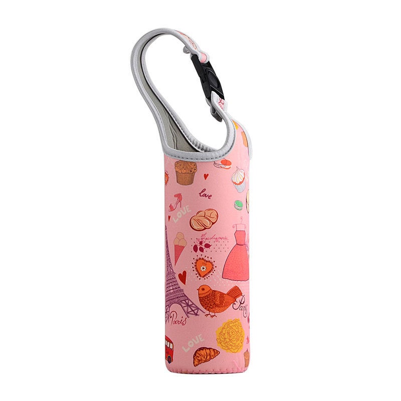 Insulated Cartoon Cup Sleeve Neoprene Simple Design Cartoon pattern powder 