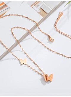 Alissa Butterfly Pendant Necklace Stainless Steel Long Chain Delicate Fashion Choker Necklace for Women Accessories Jewelry Gift  - Image 4